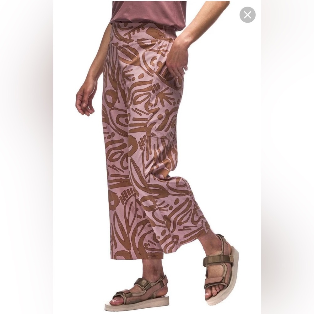 Indyeva Pierna Abstract Patterned wide leg pants